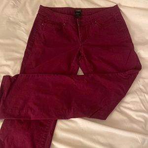 Comfortable maroon jeans🐙🌄